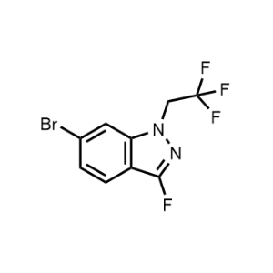 6-Bromo-3-fluoro-1-(2,2,2-trifluoroethyl)-1H-indazole|CS-0311367