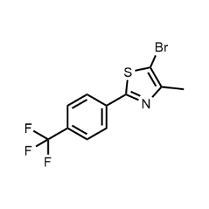 5-Bromo-4-methyl-2-(4-(trifluoromethyl)phenyl)thiazole|CS-0313128