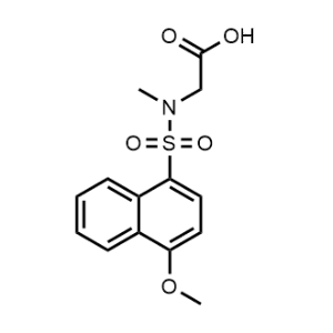 N-((4-methoxynaphthalen-1-yl)sulfonyl)-N-methylglycine|CS-0313185