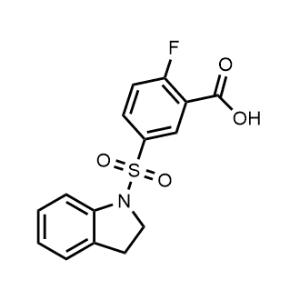 2-Fluoro-5-(indolin-1-ylsulfonyl)benzoic acid|CS-0313188