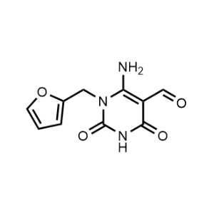 6-Amino-1-(furan-2-ylmethyl)-2,4-dioxo-1,2,3,4-tetrahydropyrimidine-5-carbaldehyde|CS-0313824