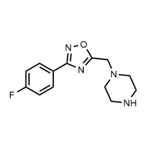 3-(4-Fluorophenyl)-5-(piperazin-1-ylmethyl)-1,2,4-oxadiazole|CS-0314337