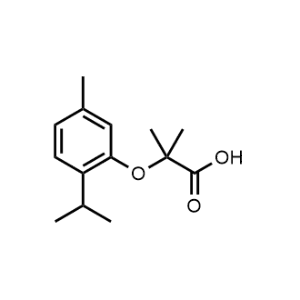 2-(2-Isopropyl-5-methylphenoxy)-2-methylpropanoic acid|CS-0314381