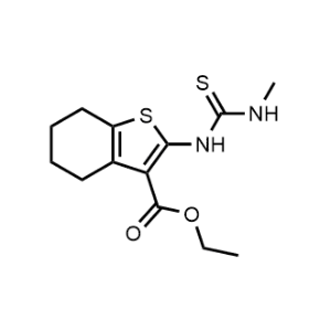 Ethyl 2-(3-methylthioureido)-4,5,6,7-tetrahydrobenzo[b]thiophene-3-carboxylate|CS-0314747