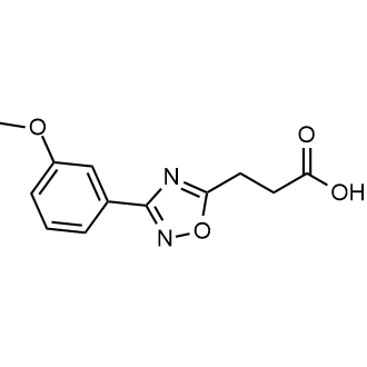 3-(3-(3-Methoxyphenyl)-1,2,4-oxadiazol-5-yl)propanoic acid|CS-0314760