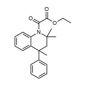 Ethyl 2-oxo-2-(2,2,4-trimethyl-4-phenyl-3,4-dihydroquinolin-1(2H)-yl)acetate|CS-0314862