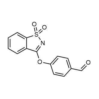 4-((1,1-Dioxidobenzo[d]isothiazol-3-yl)oxy)benzaldehyde|CS-0315192