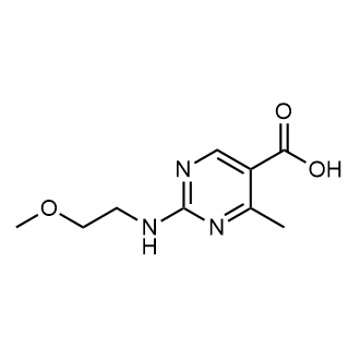2-((2-Methoxyethyl)amino)-4-methylpyrimidine-5-carboxylic acid|CS-0315255