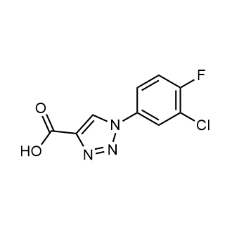 1-(3-Chloro-4-fluorophenyl)-1H-1,2,3-triazole-4-carboxylic acid|CS-0315306