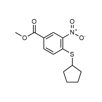 Methyl 4-(cyclopentylthio)-3-nitrobenzoate|CS-0315427