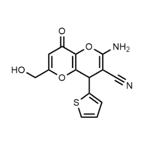 2-Amino-6-(hydroxymethyl)-8-oxo-4-(thiophen-2-yl)-4,8-dihydropyrano[3,2-b]pyran-3-carbonitrile|CS-0315748