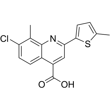 7-Chloro-8-methyl-2-(5-methylthiophen-2-yl)quinoline-4-carboxylic acid|CS-0315794