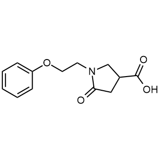 5-Oxo-1-(2-phenoxyethyl)pyrrolidine-3-carboxylic acid|CS-0316068