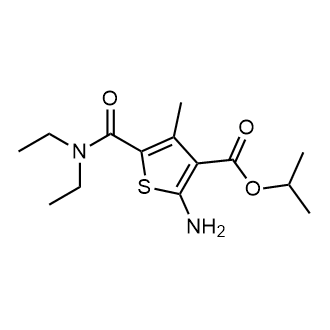Isopropyl 2-amino-5-(diethylcarbamoyl)-4-methylthiophene-3-carboxylate|CS-0316125