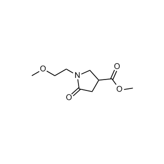 Methyl 1-(2-methoxyethyl)-5-oxopyrrolidine-3-carboxylate|CS-0316563