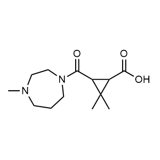 2,2-Dimethyl-3-(4-methyl-1,4-diazepane-1-carbonyl)cyclopropane-1-carboxylic acid|CS-0316650