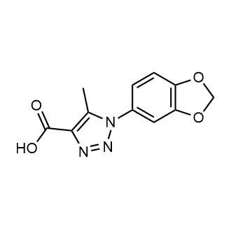 1-(Benzo[d][1,3]dioxol-5-yl)-5-methyl-1H-1,2,3-triazole-4-carboxylic acid|CS-0316676