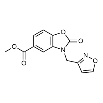 Methyl 3-(isoxazol-3-ylmethyl)-2-oxo-2,3-dihydrobenzo[d]oxazole-5-carboxylate|CS-0316739