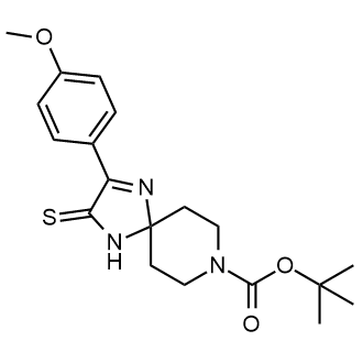 Tert-butyl 2-(4-methoxyphenyl)-3-thioxo-1,4,8-triazaspiro[4.5]Dec-1-ene-8-carboxylate|CS-0316970