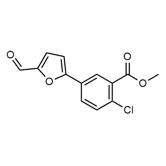 Methyl 2-chloro-5-(5-formylfuran-2-yl)benzoate|CS-0317976