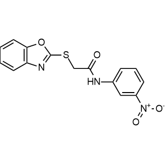 2-(Benzo[d]oxazol-2-ylthio)-N-(3-nitrophenyl)acetamide|CS-0318074