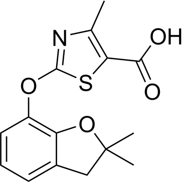 2-((2,2-Dimethyl-2,3-dihydrobenzofuran-7-yl)oxy)-4-methylthiazole-5-carboxylic acid|CS-0318701