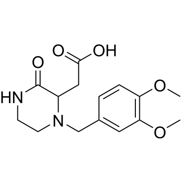 2-(1-(3,4-Dimethoxybenzyl)-3-oxopiperazin-2-yl)acetic acid|CS-0318897