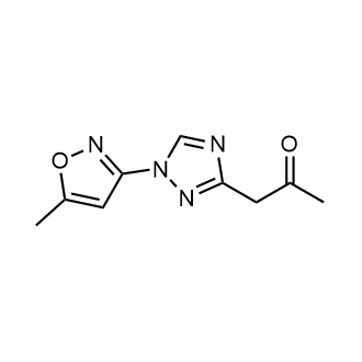 1-(1-(5-Methylisoxazol-3-yl)-1H-1,2,4-triazol-3-yl)propan-2-one|CS-0319067