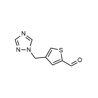 4-((1H-1,2,4-triazol-1-yl)methyl)thiophene-2-carbaldehyde|CS-0319252