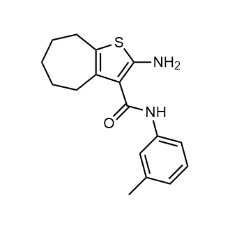 2-Amino-N-(m-tolyl)-5,6,7,8-tetrahydro-4H-cyclohepta[b]thiophene-3-carboxamide|CS-0319993