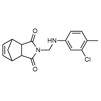 2-(((3-Chloro-4-methylphenyl)amino)methyl)-3a,4,7,7a-tetrahydro-1H-4,7-methanoisoindole-1,3(2H)-dione|CS-0320237