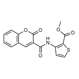 Methyl 3-(2-oxo-2H-chromene-3-carboxamido)thiophene-2-carboxylate|CS-0320373