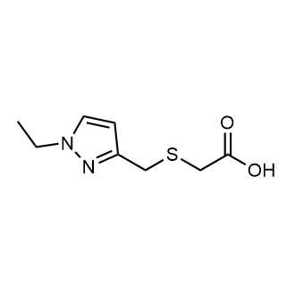 2-(((1-Ethyl-1H-pyrazol-3-yl)methyl)thio)acetic acid|CS-0321258