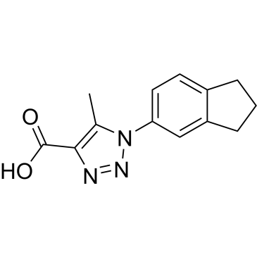 1-(2,3-Dihydro-1H-inden-5-yl)-5-methyl-1H-1,2,3-triazole-4-carboxylic acid|CS-0321354