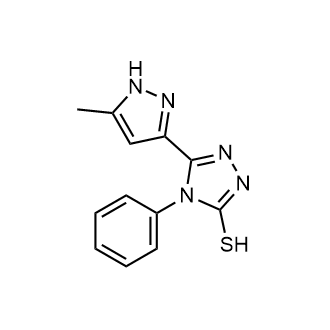 5-(5-Methyl-1H-pyrazol-3-yl)-4-phenyl-4H-1,2,4-triazole-3-thiol|CS-0321515