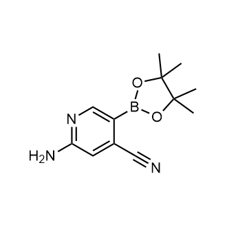 2-Amino-5-(4,4,5,5-tetramethyl-1,3,2-dioxaborolan-2-yl)isonicotinonitrile|CS-0321682