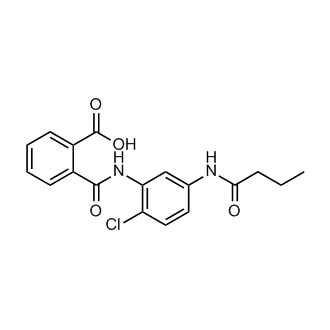 2-((5-Butyramido-2-chlorophenyl)carbamoyl)benzoic acid|CS-0321803
