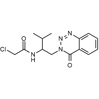 2-Chloro-N-(3-methyl-1-(4-oxobenzo[d][1,2,3]triazin-3(4H)-yl)butan-2-yl)acetamide|CS-0321922