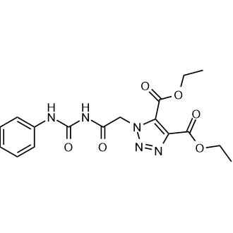 Diethyl 1-(2-oxo-2-(3-phenylureido)ethyl)-1H-1,2,3-triazole-4,5-dicarboxylate|CS-0321980