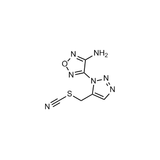 4-(5-(Thiocyanatomethyl)-1H-1,2,3-triazol-1-yl)-1,2,5-oxadiazol-3-amine|CS-0322001