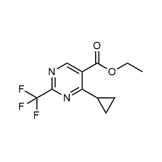 Ethyl 4-cyclopropyl-2-(trifluoromethyl)pyrimidine-5-carboxylate|CS-0322063