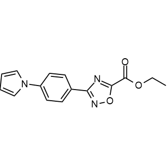 Ethyl 3-(4-(1H-pyrrol-1-yl)phenyl)-1,2,4-oxadiazole-5-carboxylate|CS-0322115