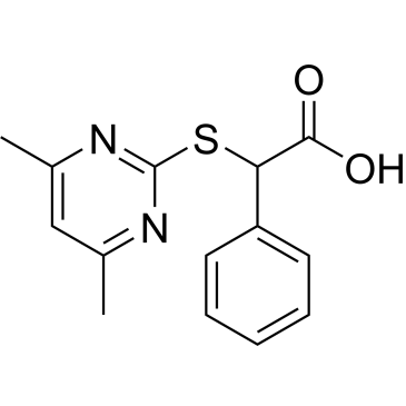 2-((4,6-Dimethylpyrimidin-2-yl)thio)-2-phenylacetic acid|CS-0322188