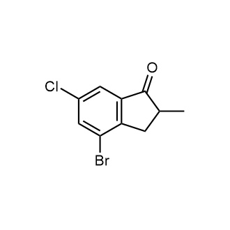 4-Bromo-6-chloro-2-methyl-2,3-dihydro-1H-inden-1-one|CS-0322213