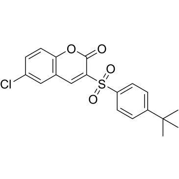 3-((4-(Tert-butyl)phenyl)sulfonyl)-6-chloro-2H-chromen-2-one|CS-0322229