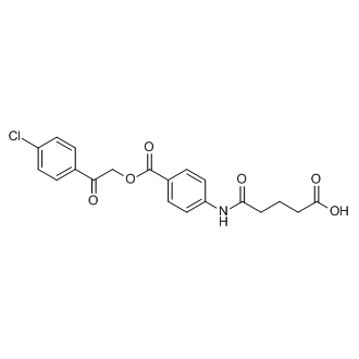 5-((4-((2-(4-Chlorophenyl)-2-oxoethoxy)carbonyl)phenyl)amino)-5-oxopentanoic acid|CS-0322459