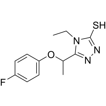4-Ethyl-5-(1-(4-fluorophenoxy)ethyl)-4H-1,2,4-triazole-3-thiol|CS-0322555