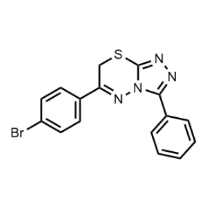6-(4-Bromophenyl)-3-phenyl-7H-[1,2,4]triazolo[3,4-b][1,3,4]thiadiazine|CS-0322644