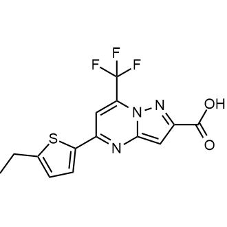 5-(5-Ethylthiophen-2-yl)-7-(trifluoromethyl)pyrazolo[1,5-a]pyrimidine-2-carboxylic acid|CS-0322656