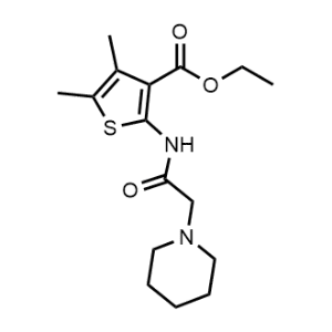 Ethyl 4,5-dimethyl-2-(2-(piperidin-1-yl)acetamido)thiophene-3-carboxylate|CS-0322793